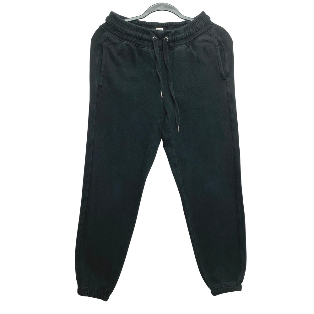 Aerie Jogger Womens XXS Black Fleece Drawstring Elastic Waist Sweatpants
